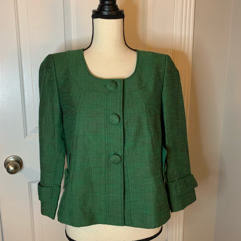 Vintage Antonio Melani green jacket size 4